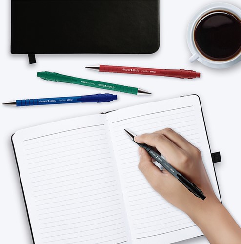 Balpen Papermate Flexgrip Ultra M ass 4 Stuk-2