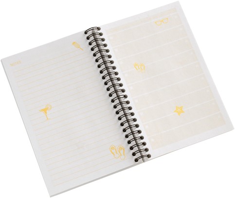 Things To Do Djois Atlanta Summer recyclé 195x125mm 100 feuilles 70g jaune 2 pièces 2 Stuk-2