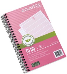 Things To Do Djois Atlanta Tropical recyclé 195x125mm 100 feuilles 70g rose 2 pièces 2 Stuk