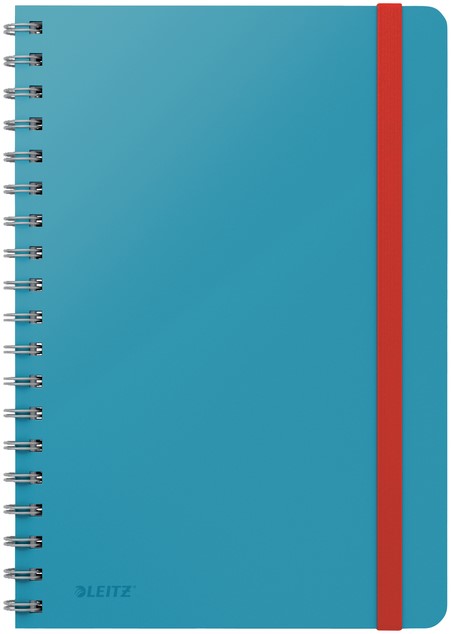 Leitz Cahier Couverture Rigide A4 Ligné 160 Pages 100g/m² Leitz Style Bleu 44750069