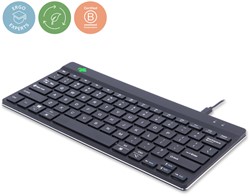 Clavier ergonomique compact R-Go Tools Break QWERTY noir 1 Stuk