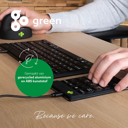 Pavé numérique ergonomique R-Go Break filaire noir 1 Stuk-3