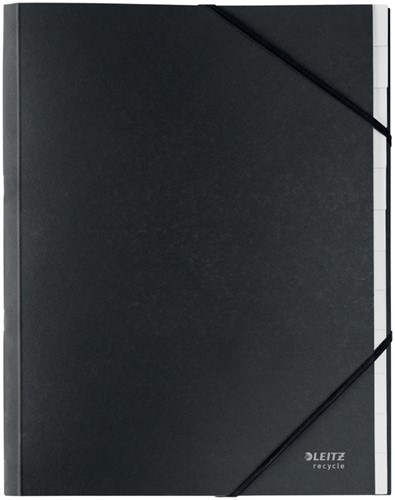 Trieur Leitz Recycle 12 onglets carton noir 1 Stuk