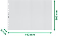 Showtas Leitz Recycle PP A3 transparant 25 Stuk-2