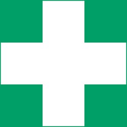 Pictogramme Djois Secours 200x200mm vert 1 Stuk