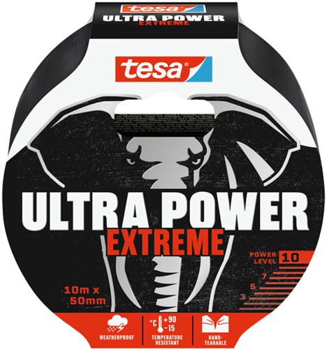Tape Tesa 50mmx10m Ultra Power Extreme zwart 1 Stuk