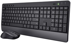 Clavier Trezo Eco Comfort + souris noir 1 Stuk