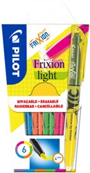 Surligneur PILOT FriXion Light assorti set 6 pièces 6 Stuk