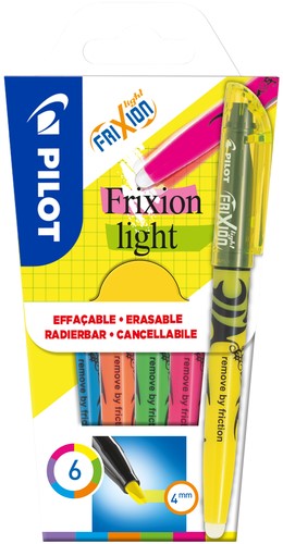 Surligneur PILOT FriXion Light assorti set 6 pièces 6 Stuk