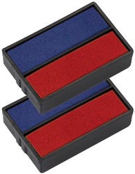 Stempelkussen Trodat Printy 64850 blauw en rood 2 Stuk