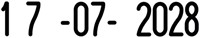 Datumstempel Trodat Printy 4820 cijfers 1 Stuk-2