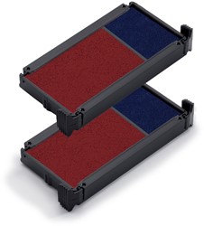 Cassette d'encrage Trodat Printy 6/4912 2 pièces bleu et rouge 2 Stuk