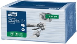Chiffon de nettoyage Tork Premium W8 194450 1 épaisseur 40 feuilles bleu 40 Vel
