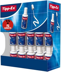 Liquide correcteur Tipp-Ex Rapid 20mml embout mousse lot 15+5 gratuits 20 Fles