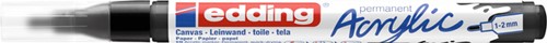 Marqueur acrylique edding e-5300 Fin noir 1 Stuk-2