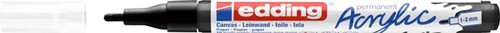 Marqueur acrylique edding e-5300 Fin noir 1 Stuk