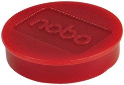 Aimant Nobo 32mm rouge 10 pièces 10 Stuk