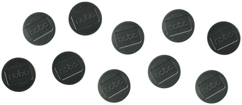 Aimant Nobo 32mm noir 10 pièces 10 Stuk-2