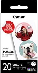 Fotopapier Canon Zink ZP-2030-2C 5x7.6cm 20vel 20 Vel