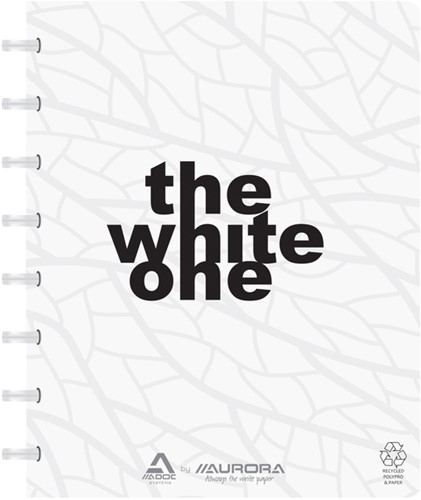 Schrift Adoc Recycled A5 blanco 144pag 80gr wit 1 Stuk