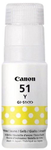 Flacon d'encre Canon GI-51 jaune 1 Fles