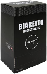 Touillettes Biaretto bois 11cm 2000 pièces 2000 Stuk