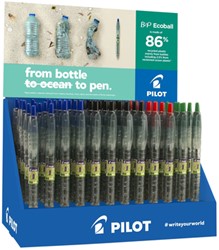 Stylo bille PILOT Begreen B2P Ecoball Medium assorti 1 Stuk