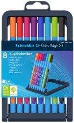 Stylo bille Schneider Slider Edge Extra Large assorti étui 8 pièces 8 Stuk