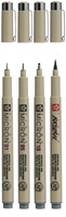 Fineliner Sakura Pigma Micron koelgrijs 4 maten 4 Stuk-3