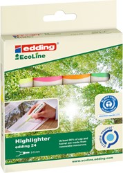Surligneur edding 24 EcoLine assorti set 4 pièces 4 Stuk