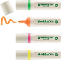 Surligneur edding 24 EcoLine assorti set 4 pièces 4 Stuk-2