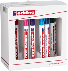 Marqueur edding 400 ogive 1mm assorti set 10 pièces 10 Set