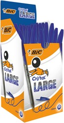 Stylo bille BIC Cristal Large bleu 1 Stuk