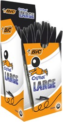 Stylo bille BIC Cristal Large noir 1 Stuk