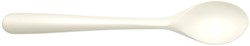 Cuillère IEZZY réutilisable CPLA 190mm blanc 50 pièces 50 Stuk