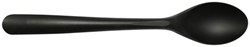 Cuillère IEZZY réutilisable CPLA 190mm noir 50 pièces 50 Stuk