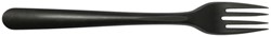 Fourchette IEZZY réutilisable CPLA 190mm noir 50 pièces 50 Stuk
