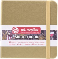 Schetsboek Talens Art Creation 120x120mm witgoud 1 Stuk