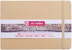 Carnet de croquis Talens Art Creation 210x150mm 140g 80 feuilles kraft 1 Stuk