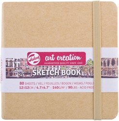 Carnet de croquis Talens Art Creation 12x12cm 140g 80 feuilles kraft 1 Stuk