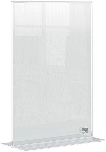 Porte-affiche Nobo Premium Plus A5 acrylique autoportant 1 Stuk