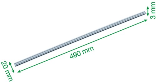 Guide-lame pour rogneuse Leitz Precision Office A3 2 pièces 2 Stuk-2