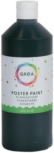 Gouache Qrea noir 500ml 500 Milliliter