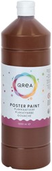 Gouache Qrea marron foncé 1000ml 1000 Milliliter