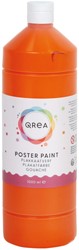 Gouache Qrea orange 1000ml 1000 Milliliter