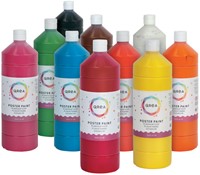 Plakkaatverf Qrea middengroen 1000ml 1000 Milliliter-3