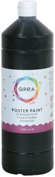 Gouache Qrea noir 1000ml 1000 Milliliter