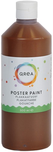 Gouache Qrea marron foncé 500ml 500 Milliliter
