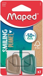 Gomme Maped Smiling Planet blister 2 pièces 2 Stuk