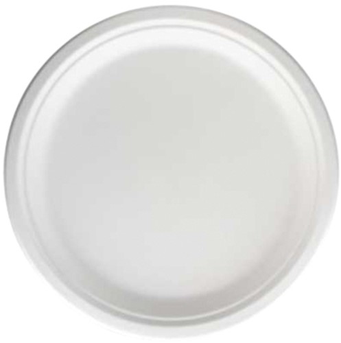 Bord IEZZY Ø260mm suikerriet wit 50st wit 50 Stuk